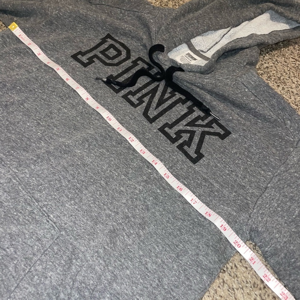 PINK Victoria's Secret Gray Hoodie - Picture 3 of 3